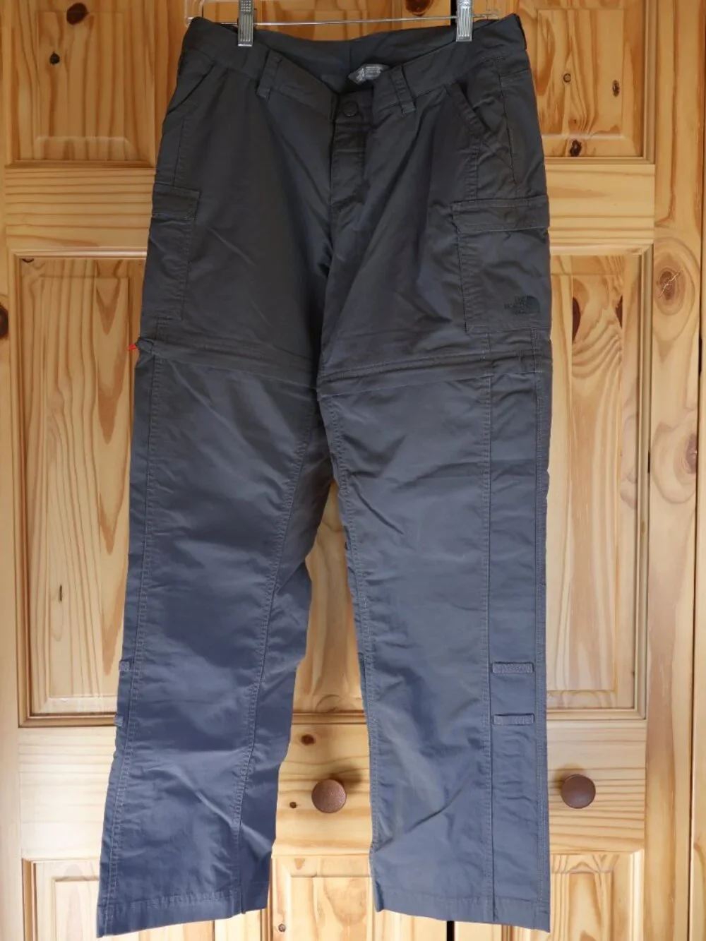 The North Face Paramount Convertible Hiking Pants Zip Off Gray Women's 8
